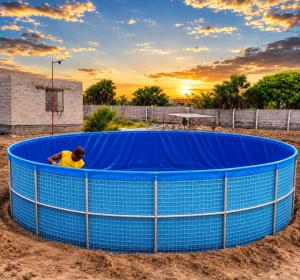 Meshed-wire steel Ponds (2m-diameter)
